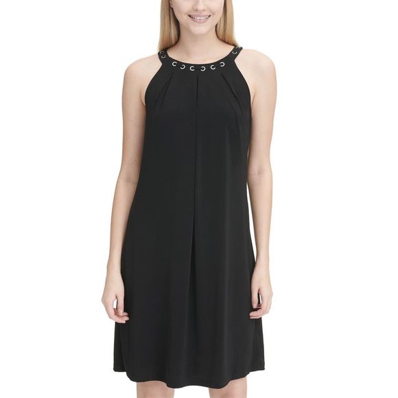 white beach short dress Lana White Drop Waist Mini Dress